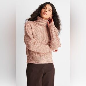 New Future collective ribbed rust orange brown turtleneck sweater nwt Size 1X